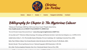 Bibliography for Chapter 2: The Mysterious Cadaver