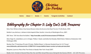 Bibliography for Chapter 5: Lady Dai’s Silk Treasures